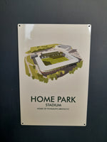 Home Park Stadium Metal sign A4