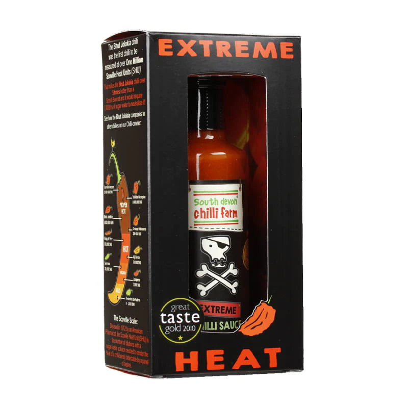 Extreme Bhut Jolokia chilli sauce gift box