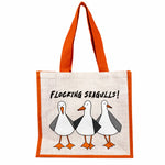 Flocking Seagulls Jute bag