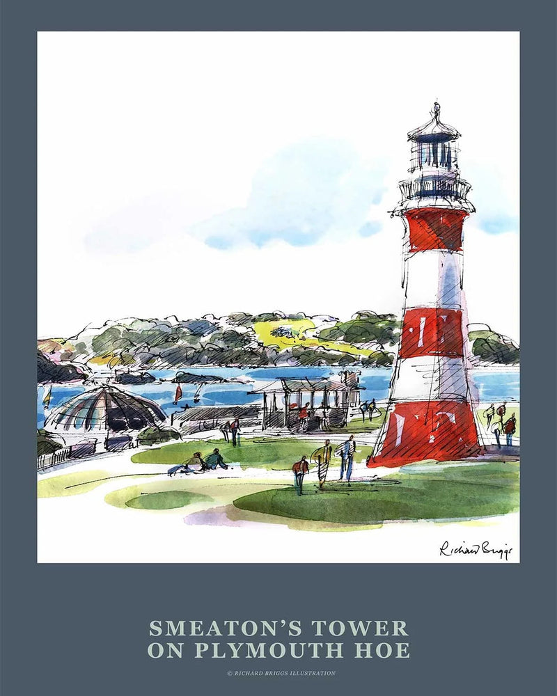 Smeaton's Tower On Plymouth Hoe by Richard Briggs