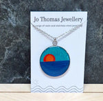 Devon Sunset Resin Pendant