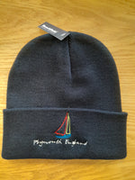 Plymouth embroidered beanie