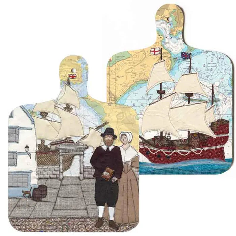 Pilgrims at Plymouth Chopping Board