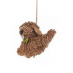 Cassie the Cockapoo felt decoration
