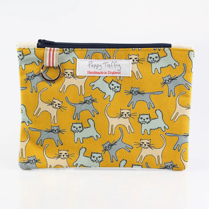 Cat- Large purse by Poppy Treffry