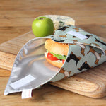 Dachshund Organic sandwich wrap by Poppy Treffry