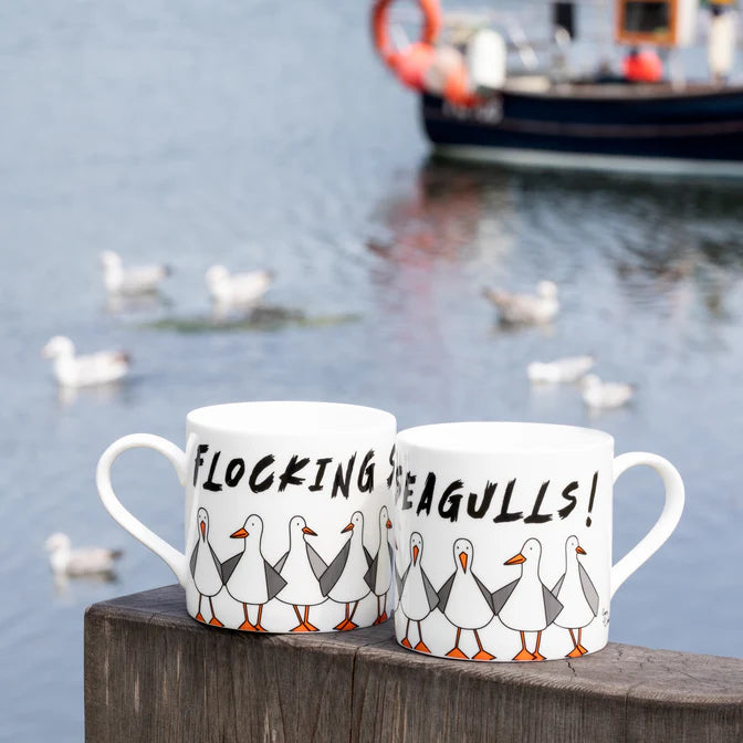 Flocking Seagulls Mug