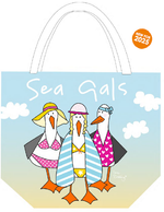 Large gusseted Sea-Gals bag