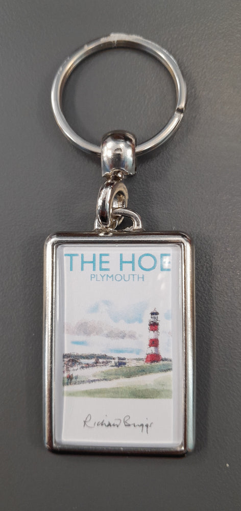 Plymouth Hoe metal keyring