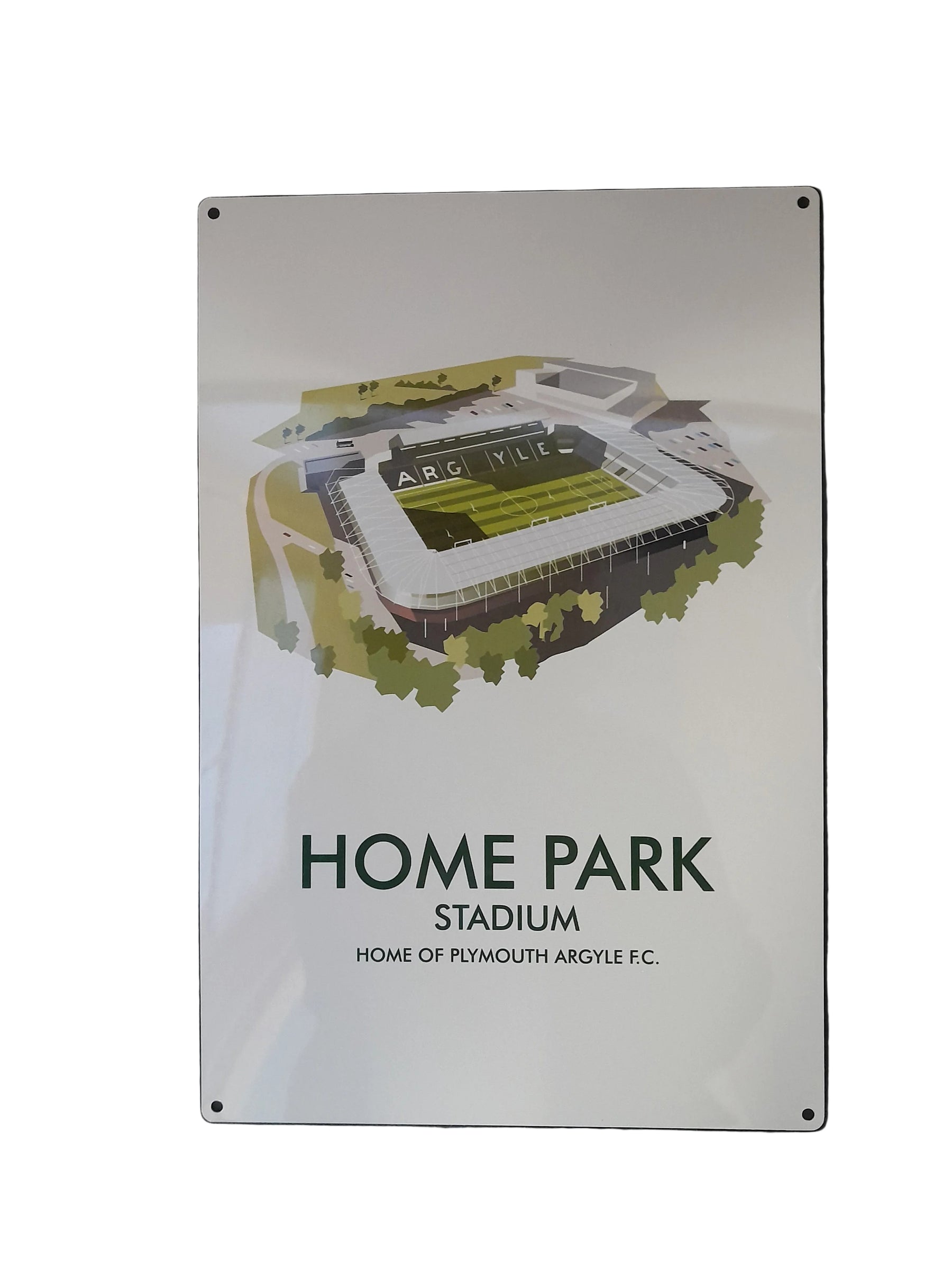 Home Park Stadium decorative metal sign – VisitPlymouth