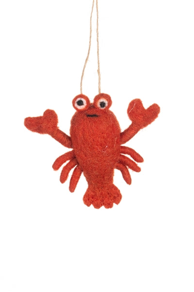 Felted lobster