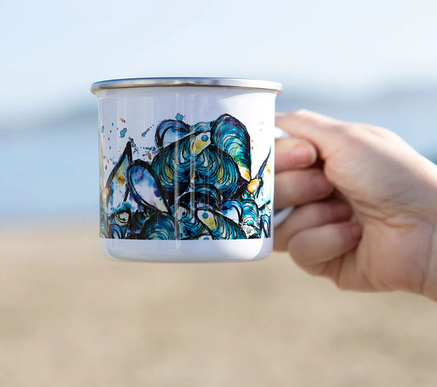 Sea-life Enamel Mugs