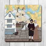 Pilgrims at Plymouth Coaster