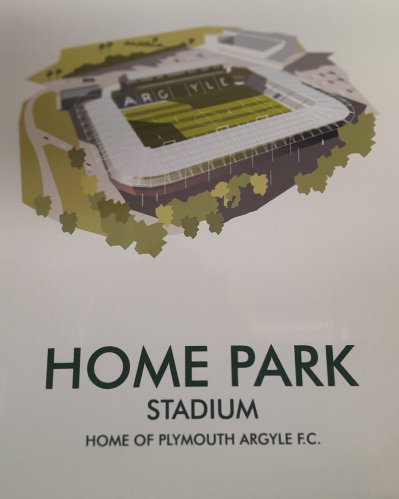 Home Park Stadium Metal sign A4