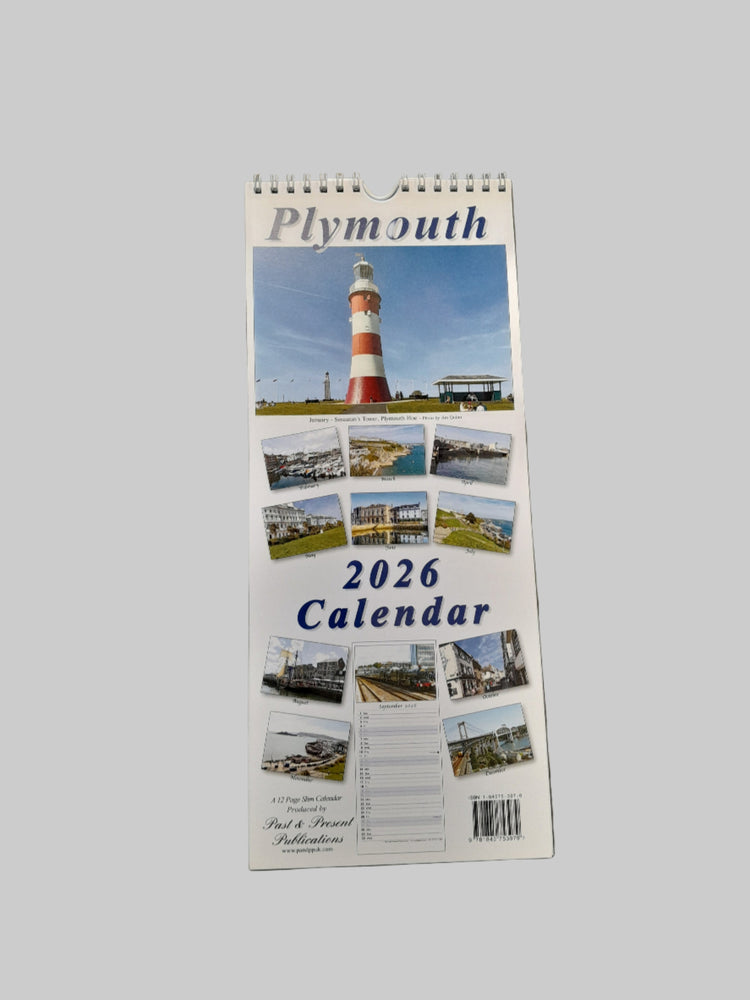 Plymouth 2026 Slimline Calendar