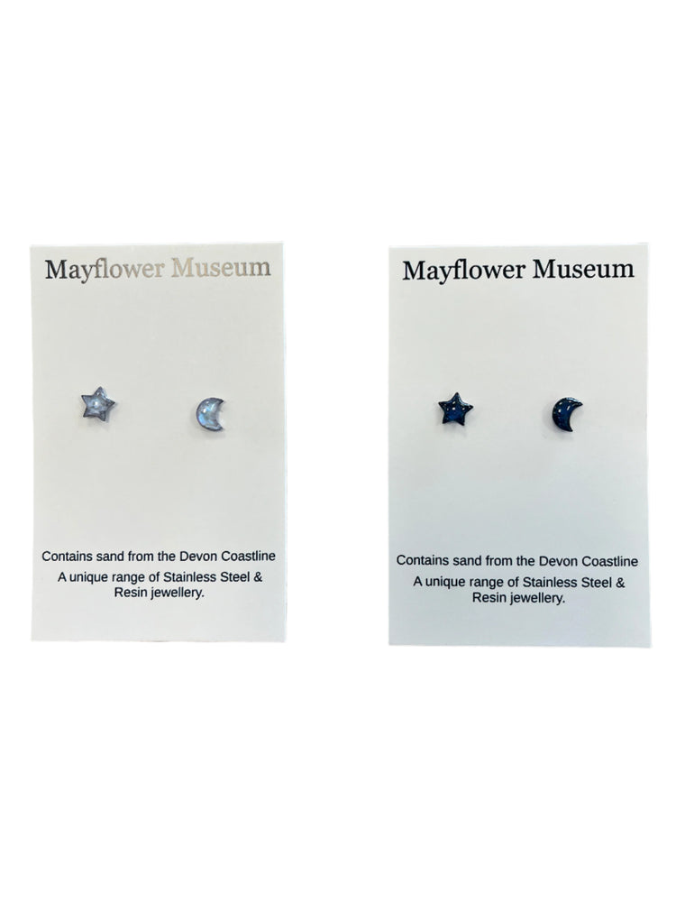 Star, stainless steel mini studs