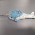 Felted narwhal