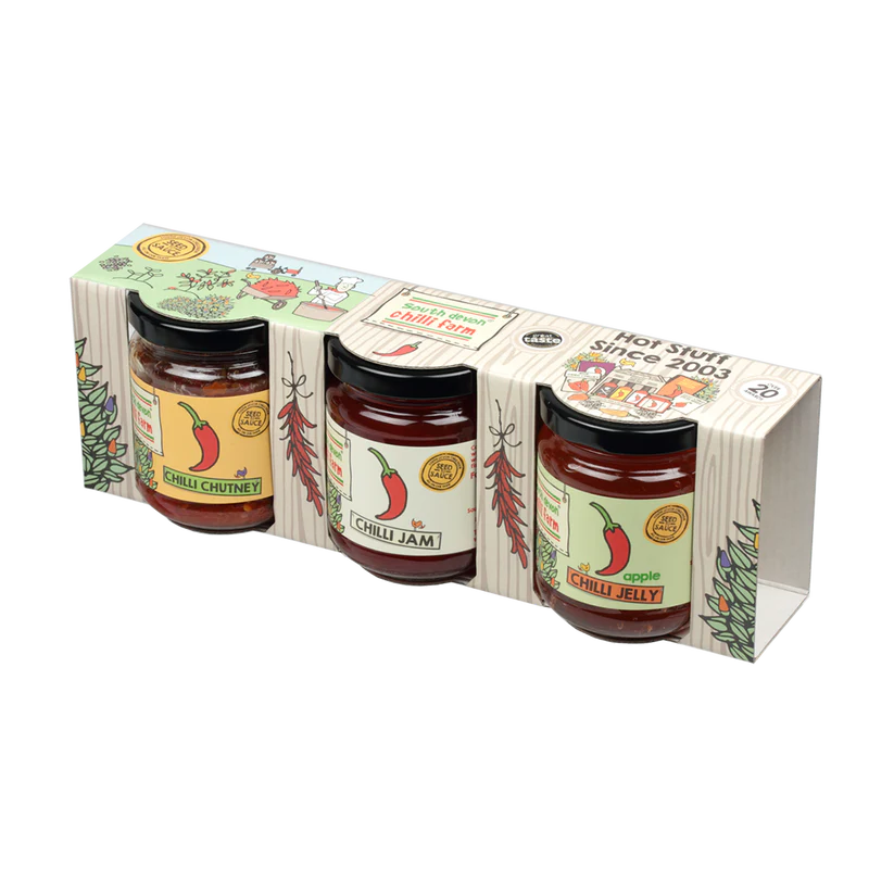 South Devon Chilli Farm - 3 Jar Gift Pack