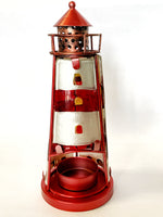 Stained glass Lighthouse Tealight Holder