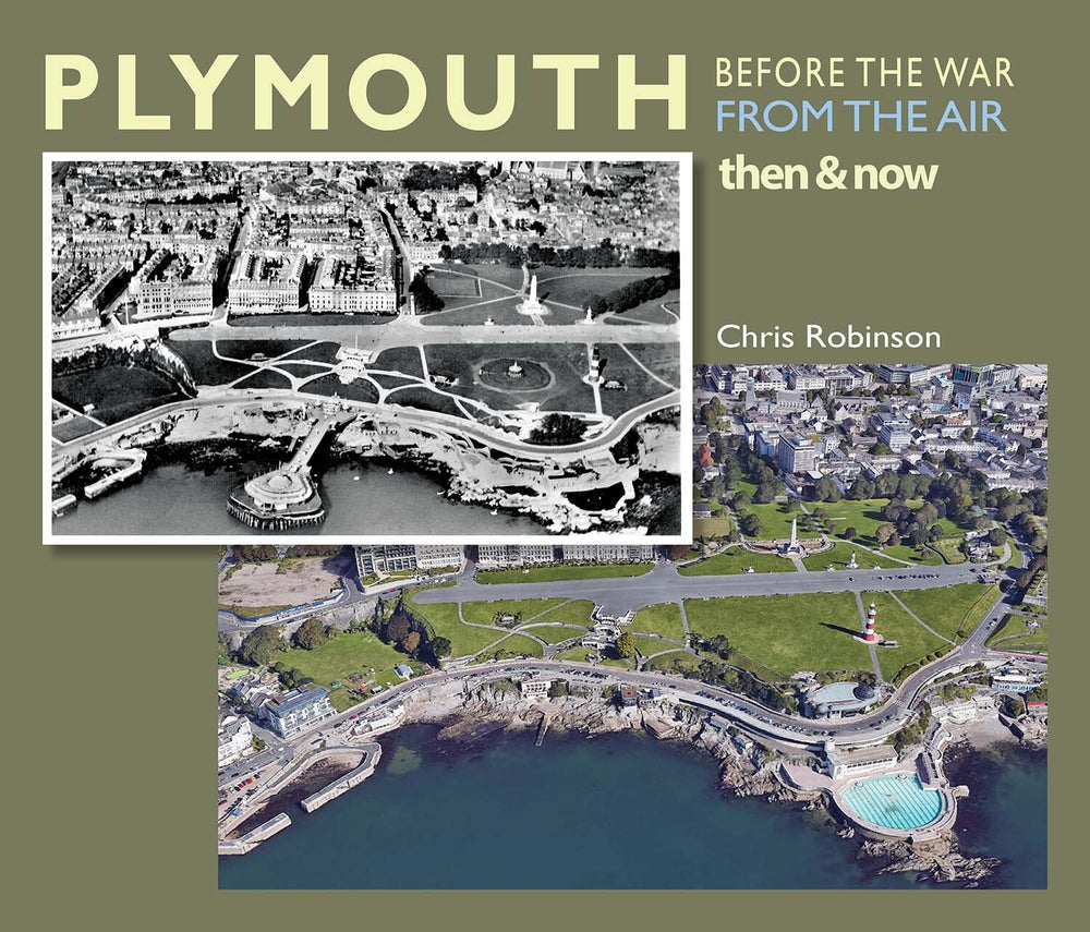 Plymouth Before the War - From the Air-Then and Now