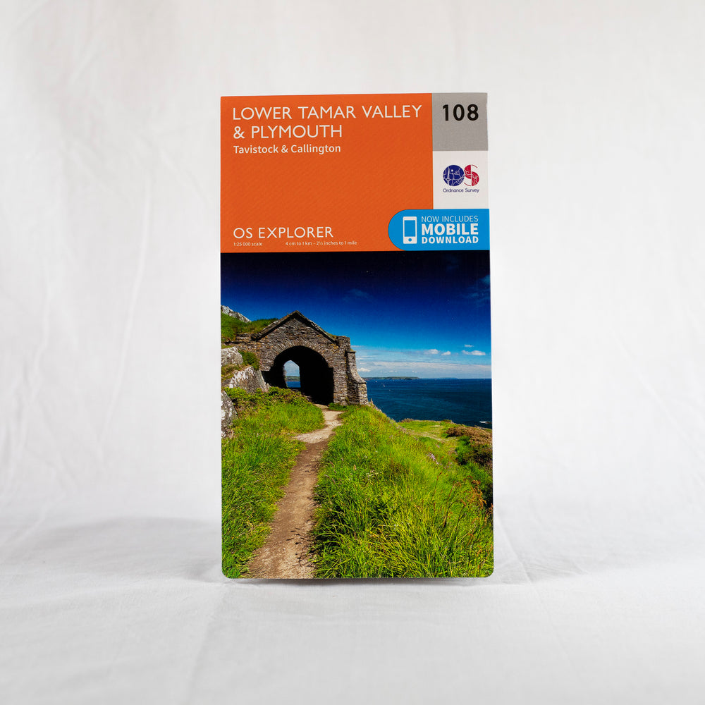 OS Explorer 108 Lower Tamar Valley and Plymouth