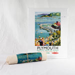 Plymouth Vintage Railway Canvas Tote Bag