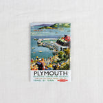 Plymouth Hoe Vintage Railway Fridge Magnet