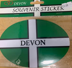 Devon Flag Vinyl Sticker
