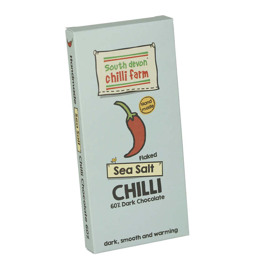 South Devon Chilli Farm-Sea Salt Chilli Chocolate (80g)