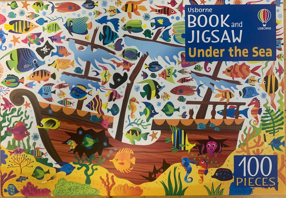 Usborne Book and Jigsaw- Under The Sea